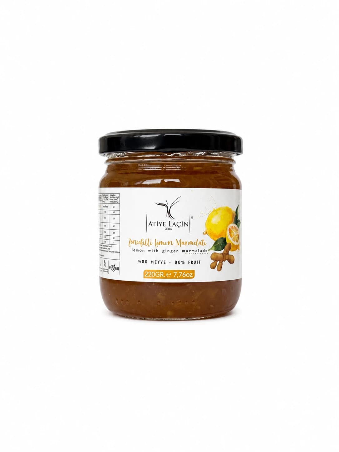 Zencefilli Limon Marmelatı 220 gr