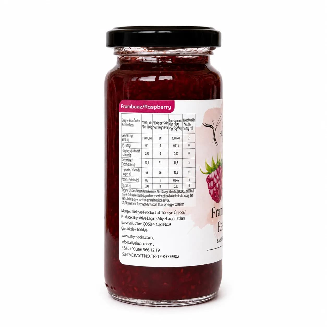Frambuaz Reçeli 290g - görsel 3