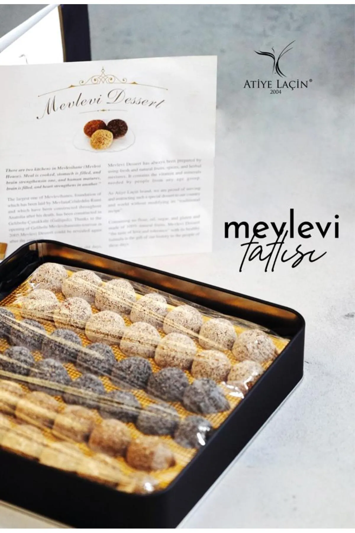 Mevlevi Tatlısı 500 gr Metal Kutu - görsel 3